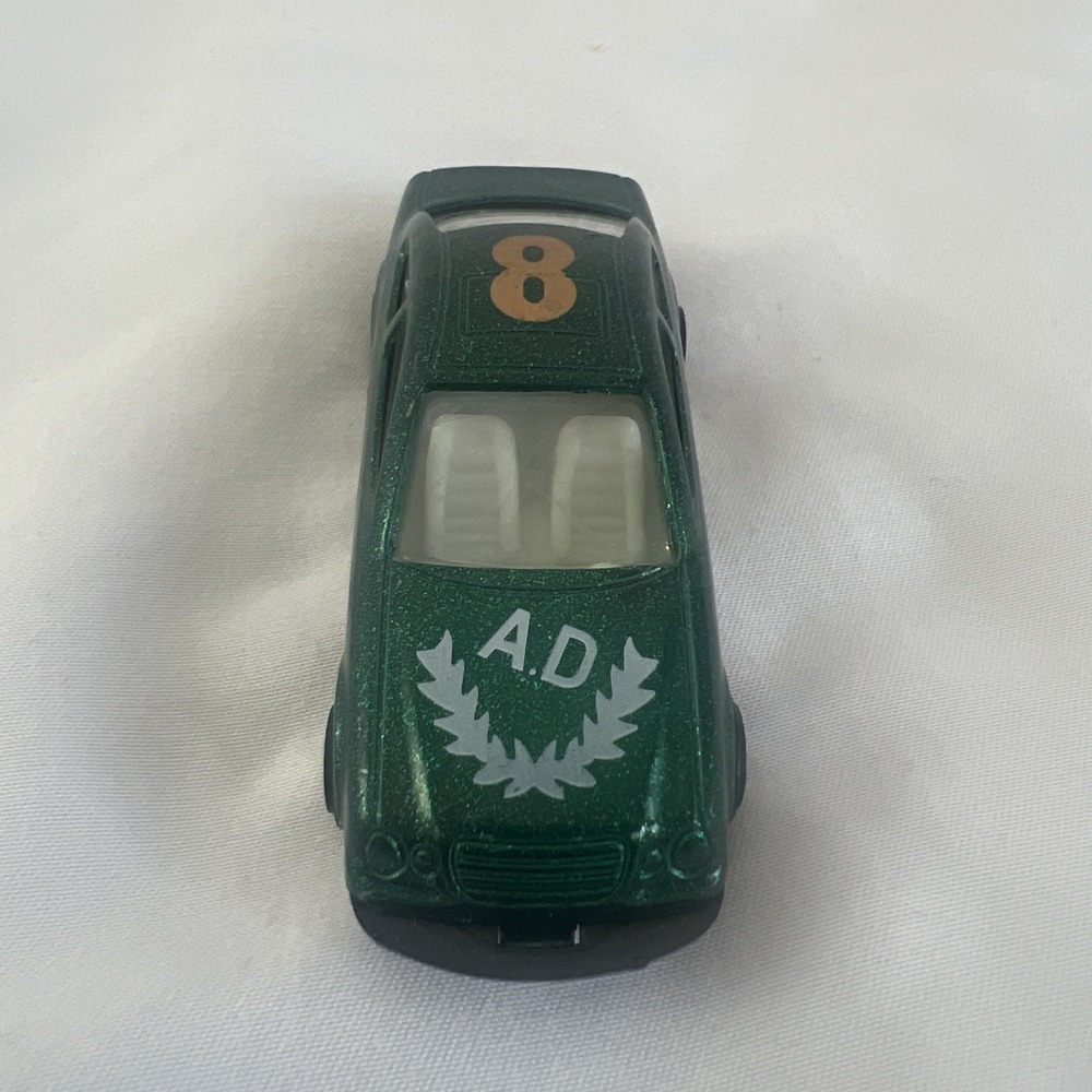 Sun Toys 9811000 Mercedes Green White Gold #8 Die-Cast Car Vtg Toy - Picture 2 of 6